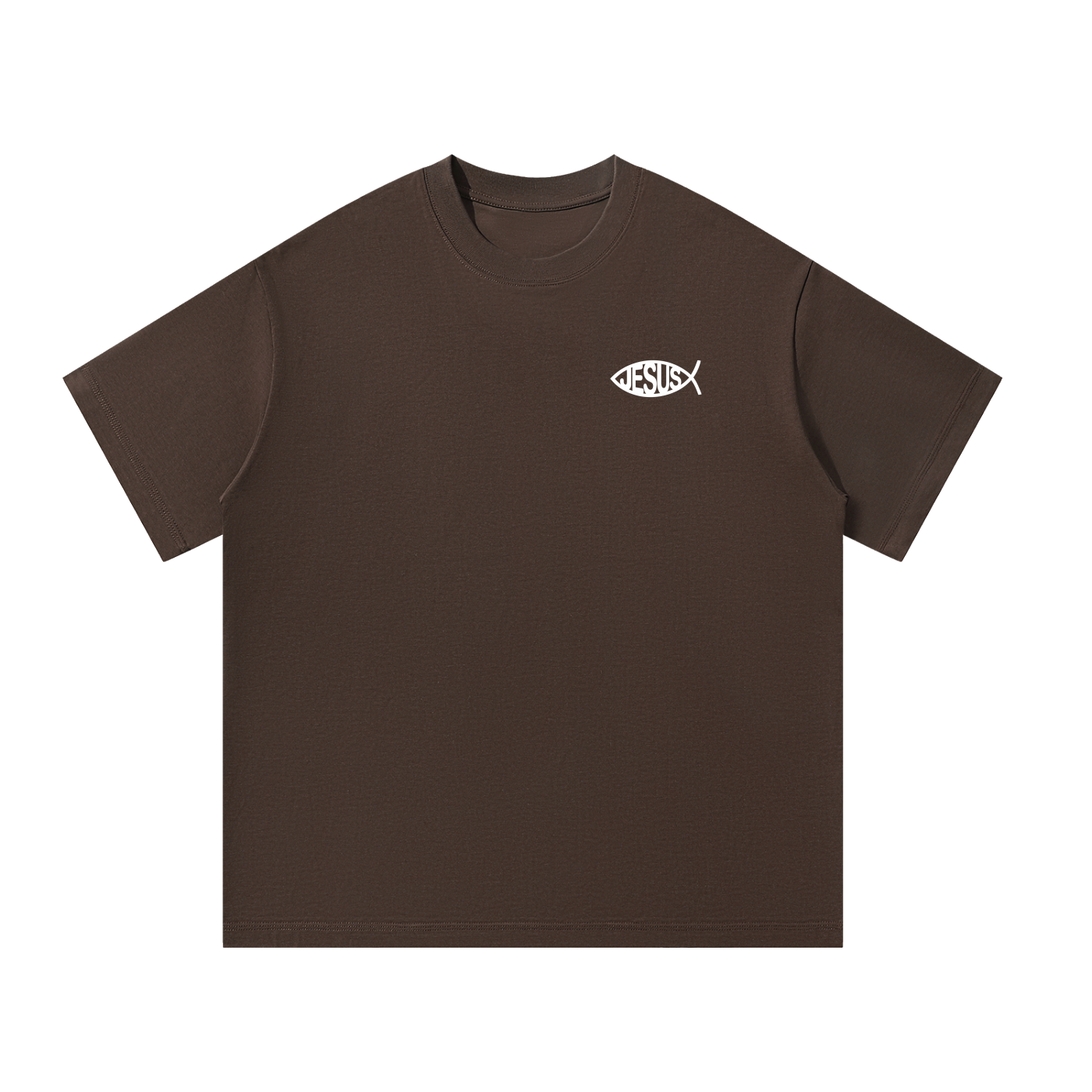 Jesus Fish - Men's Oversized T-shirt