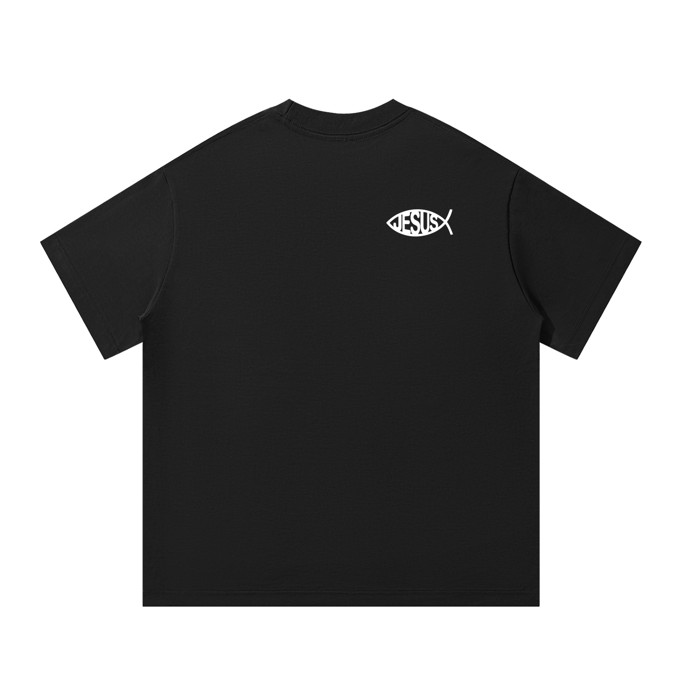 Jesus Fish - Men's Oversized T-shirt