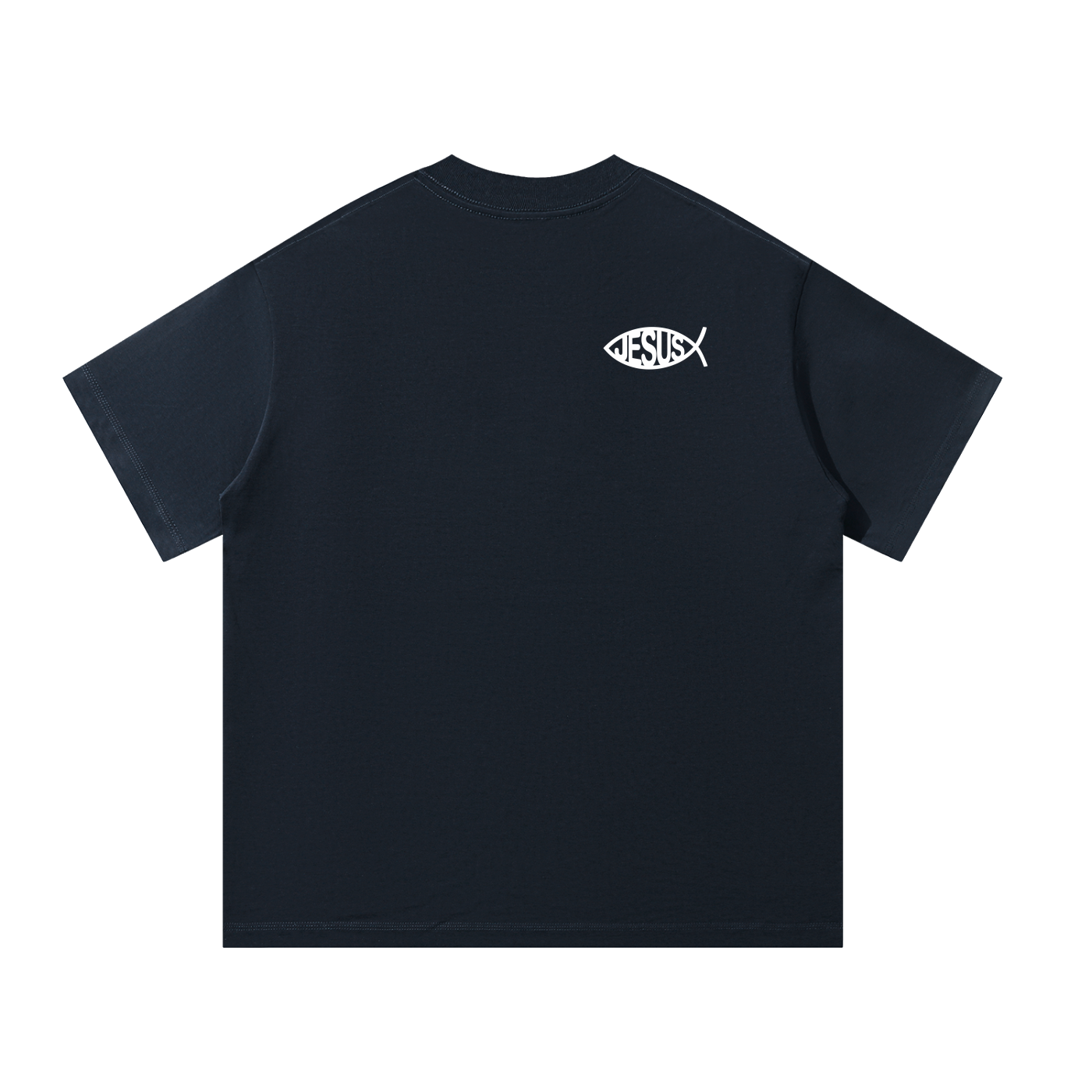 Jesus Fish - Men's Oversized T-shirt