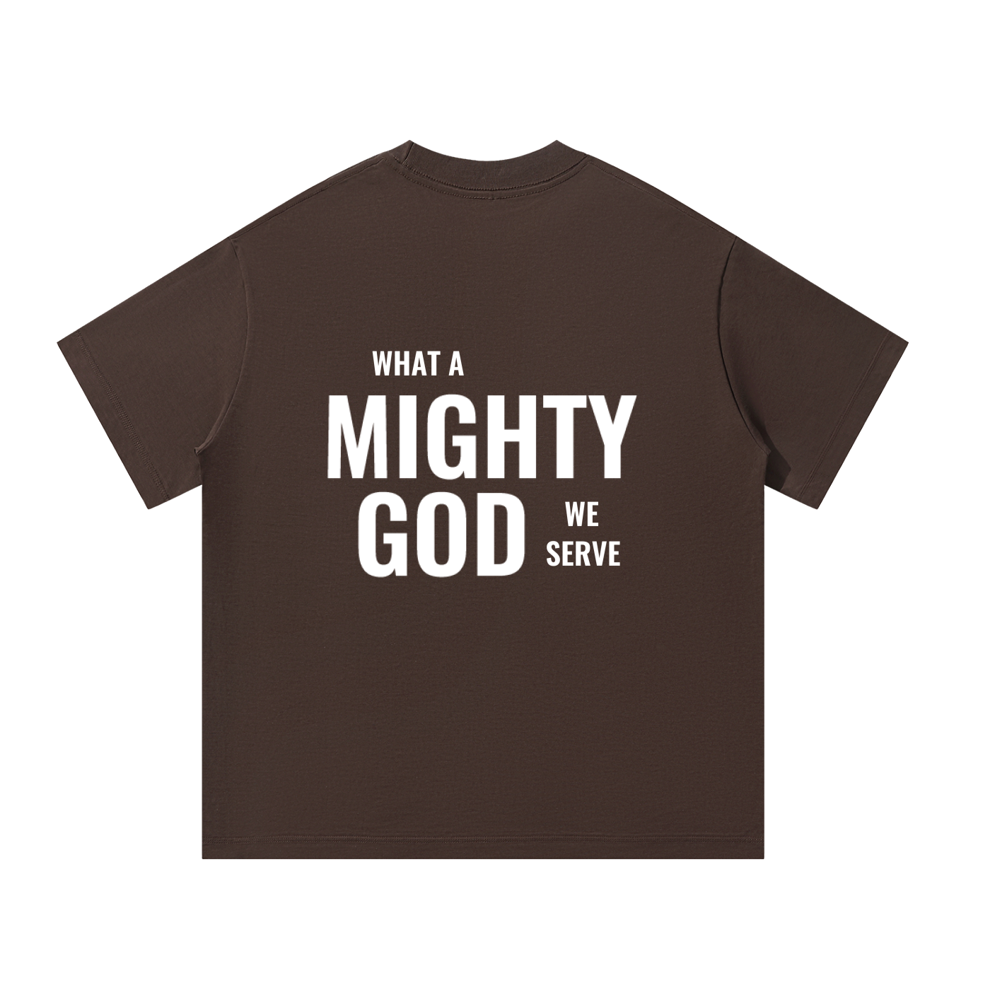 What a Mighty God We Serve - Men's Oversized T-shirt