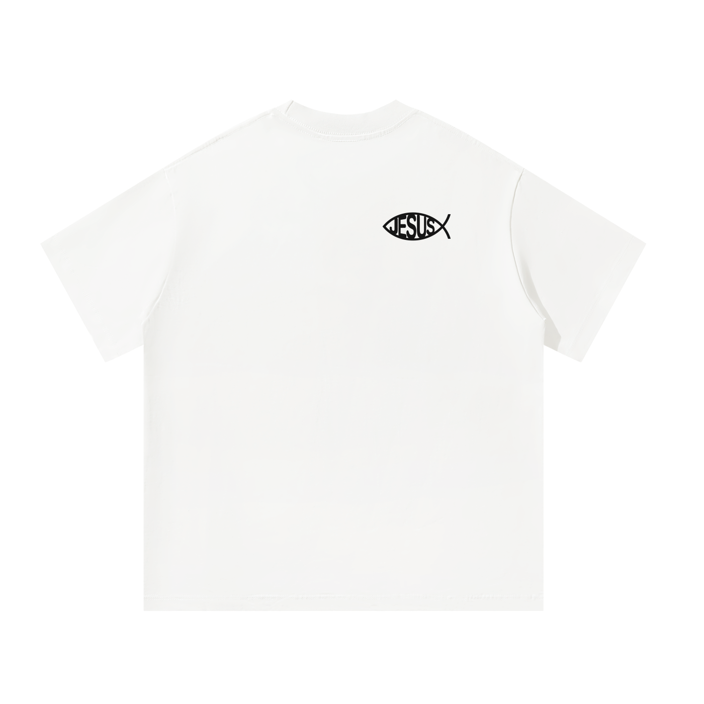 Jesus Fish - Men's Oversized T-Shirt